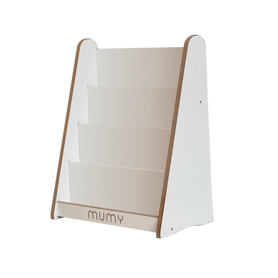 mumy™ Bücherregal easyTALL weiß / natur